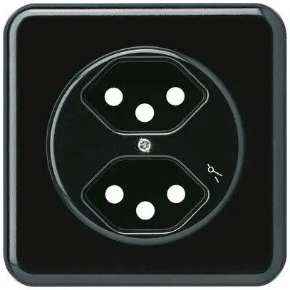 Kit frontal ENC basico 2×type 13/1 86×86mm noir 