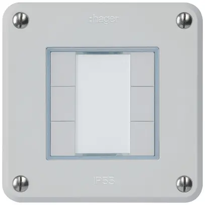 Poussoir ENC robusto C KNX 6× s/e-link gris clair 