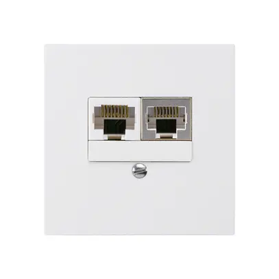 Scatola INC kallysto 2×RJ45s+u separato bianco 