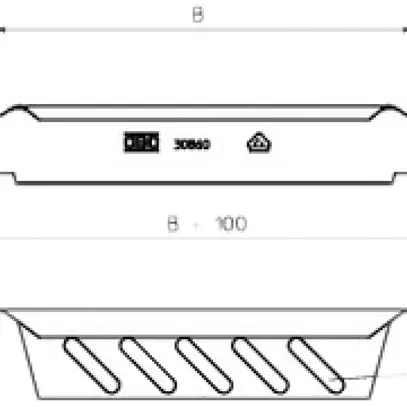Angolo riduzione/lamiera fina. Bettermann 35×200mm per canale MKS 