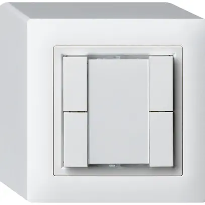 Poussoir universel AP 4×kallysto avec LED blanc 
