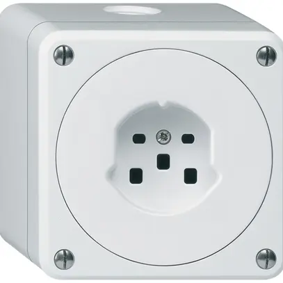 Prise AP robusto type 25 blanc sans clapet 