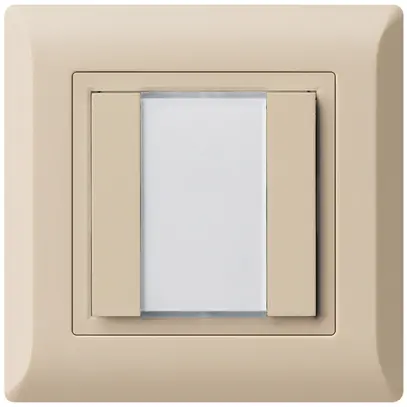 Poussoir universel ENC 2×kallysto.line sans LED beige 
