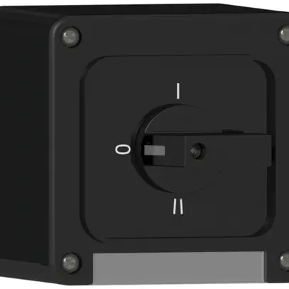 Interrupteur rotatif AP NAP SUPRA 2/1 noir 