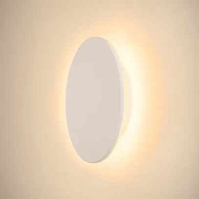 Applique LED SLV D-RING M 15W 1540lm 827/830 IP65 VAR indirect Ø250mm blanc 