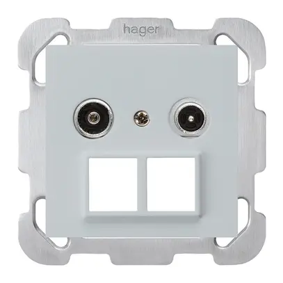 Presa multimedia INC kallysto R/TV montaggio B 23dB 2GHz grigio chiaro 