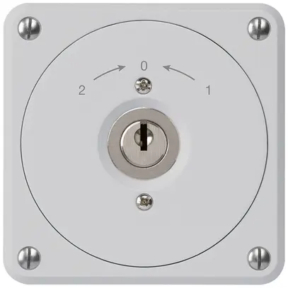 Contact pivotant à clé ENC robusto gris sans clapet inverseur 