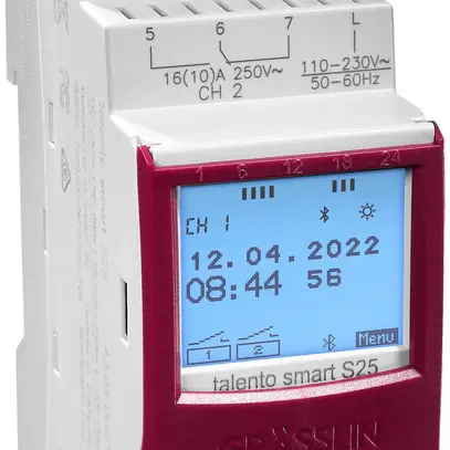 Timer digitale AMD talento smart S25, 2 canali 110/230VAC 