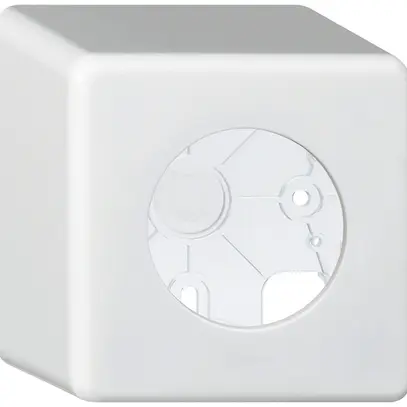 Scatola AP basico bianco h=64mm Ø43mm 
