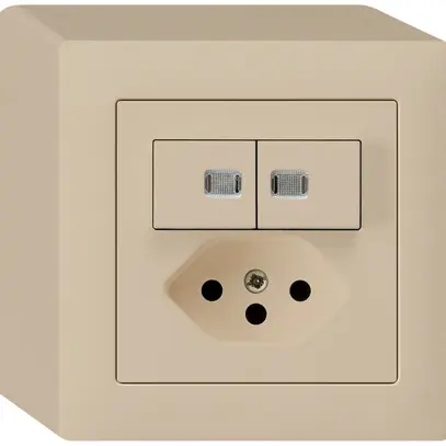 Combinaison lumineuse AP 3/1P+A-R+T13 beige kallysto 2 lentilles 