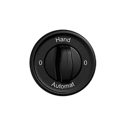 Interruttore rotativo INC STANDARDdue 2/1L 0-Hand-0-Automat nero 