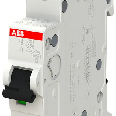 Disjoncteur ABB S201-C25 25A C 6kA 