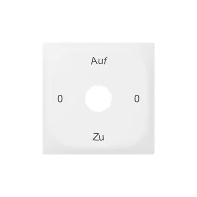 Plaque frontale SIDUS avec gravure blanc 