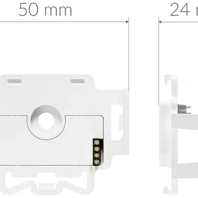 Adaptateur de batterie/montage Plejd BAT-01, pour montage DIN/AP d'appareils INC 