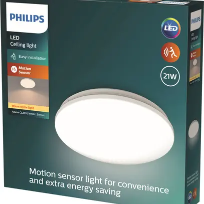 Plafoniera LED Philips Acuna IR 21W 2500lm 2700K Ø345mm bianco 