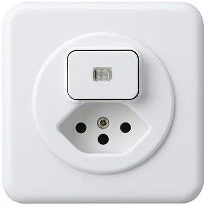 Combinazione luminosa INC basico 3/1L+tipo 13 bianco 