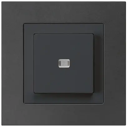 Pulsante luminoso INC kallysto.pro A-R/1P nero 