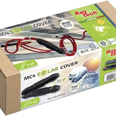 Manchon de jonction Raytech SOLARCOVER-4 avec gel 164×43×30mm IP68 2 pièces 