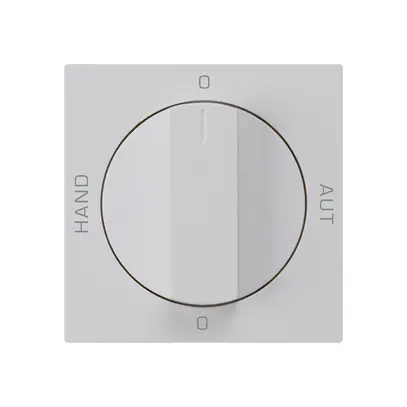 Kit frontal pour interrupteur rotatif S2 60×60 kallysto 0-Hand-0-Aut. gris clair 