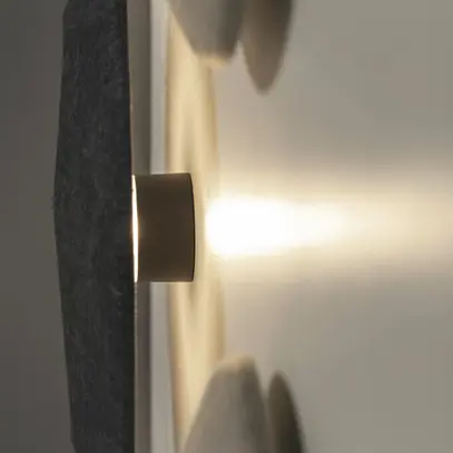 Wandhalterung SLV MANA BASE Ø100×47mm Aluminium schwarz 