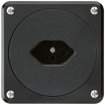 Prise ENC robusto type 13 noir sans clapet 