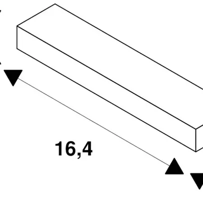 Flex-Verbinder SLV für 1-Phasen Stromschiene, weiss 