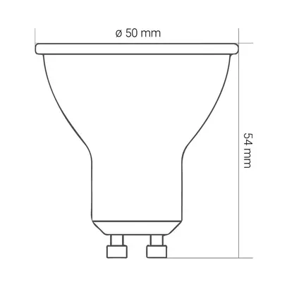 LED bianco & colori GU10 4,8W KnockautX, da BRELAG 