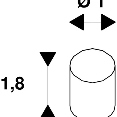 Einspeiser SLV für NV-Seilsystem, max. 25A chrom 