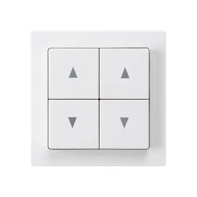 Interruttore per tappar.INC kallysto A bianco con 4 tasti 