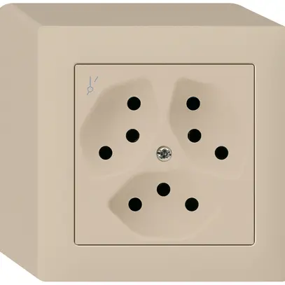 Prise AP kallysto 3×T13/1S beige 