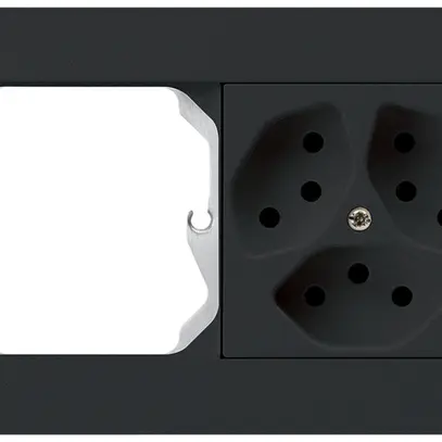 Combinazione INC kallysto.trend grd.I-I horizontale vuoto+3×tipo 13 nero 