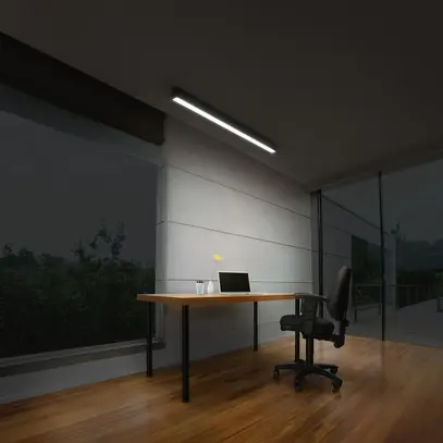 Plafoniera LED LEDVANCE Office line 30W 3100lm 840 1126×41×70mm nero 
