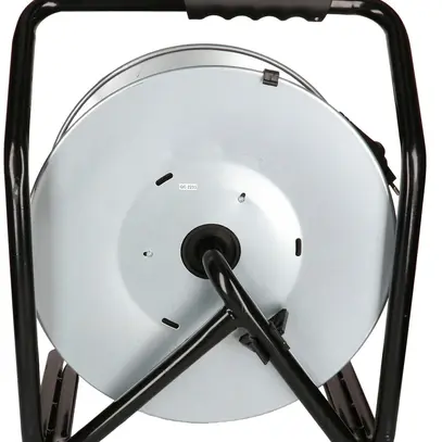 Enrouleur de câble MAX HAURI acier 230V 10A 3×T13 50m 3×1.5mm² IP55 argent 