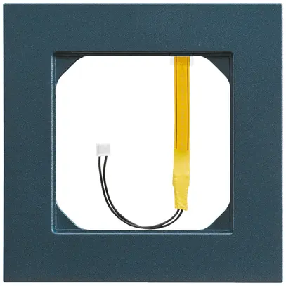 Cadre de recouvrement kallysto.pro 1×1 ozean pour éclairage en coin blanc 