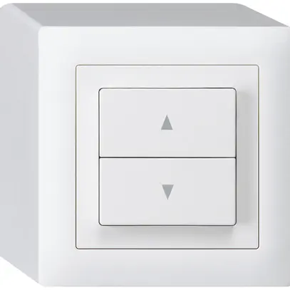 Pulsante per tapparelle AP kallysto 2 tasti di comando bianco mors.innesto 