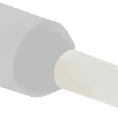 Embout de câble Mischke IE 0.5mm²/8mm Cu-étamé isolé blanc 