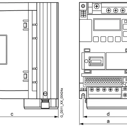 Convertitore di frequenza Siemens SINAMICS V20 0.55kW 1/3AC classe B Modbus 