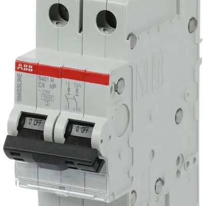 Disjoncteur SMISSLINE TP S 2×6A C 10kA NP 