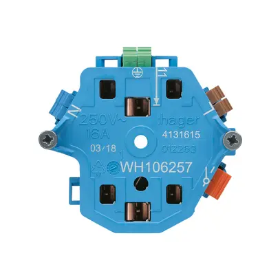 Interno per presa Hager 2×T13/23 1×S E 