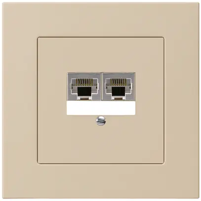 UP-Dose kallysto.pro 2×RJ45s parallel beige 