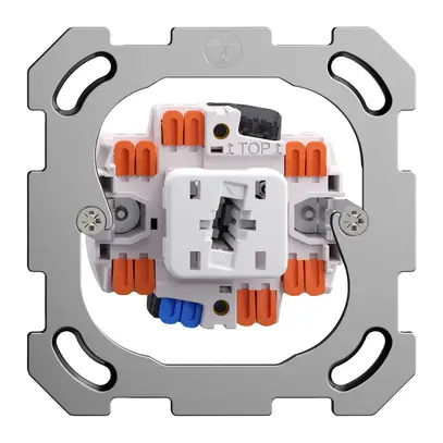 Inserto pulsante luminos.FH 6/1L contr. LED giallo 