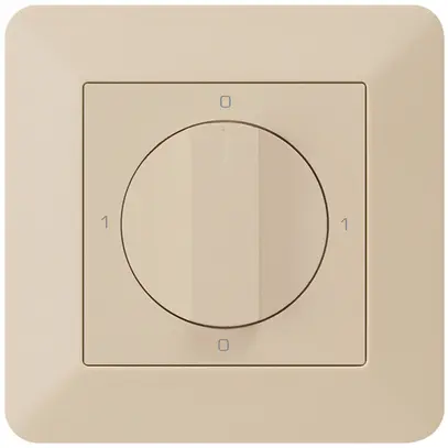 Interrupteur rotatif ENC kallysto.trend 0/1L beige avec manette 