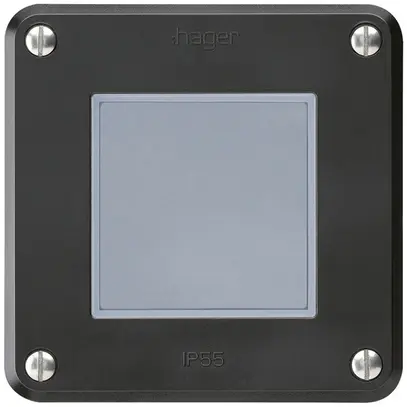 Interruttore INC robusto IP55 schema 6 nero per combinazione 