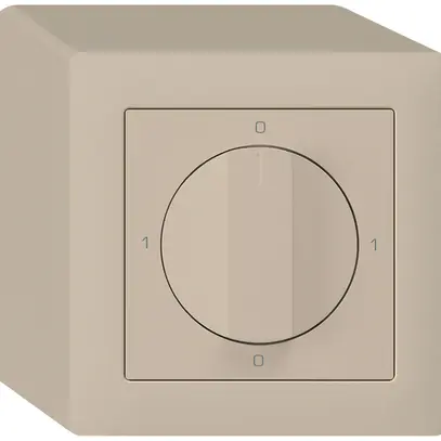 Interruttore rotativo AP kallysto 1/1L beige con manopola 
