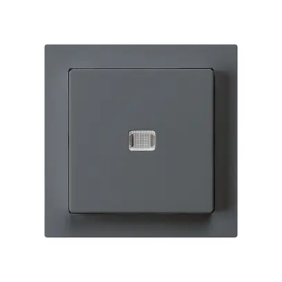 Interruttore pulsante luminoso INC kallysto 3/1P antracite 