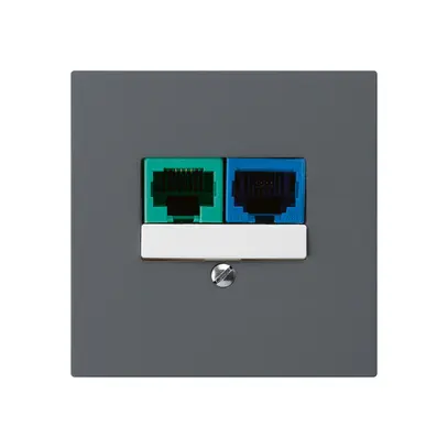 Scatola INC DSL kallysto 2×RJ45 antracite 
