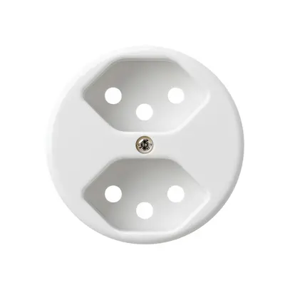 Disco frontale 2×tipo 13 bianco basico 