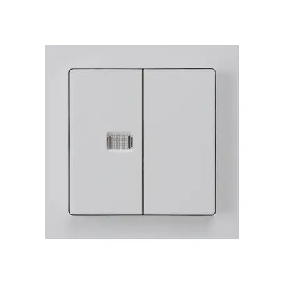 Kit frontale kallysto grigio chiaro con 1 lente 60×60mm 