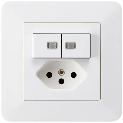 Combinazione luminosa INC 2×A-R/1P+T13 bi kallysto.trend prot.bambini 2 lenti 