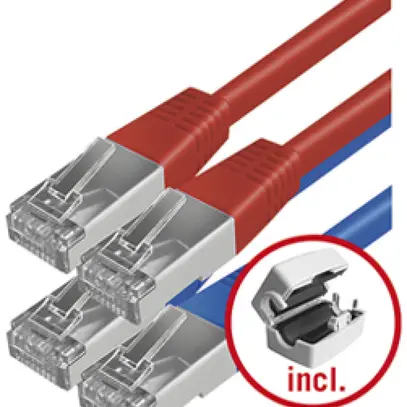 Câble de connexion ESYLUX SmartDriver RJ45 Set 2, 5m, 6×rouge, 6×bleu 